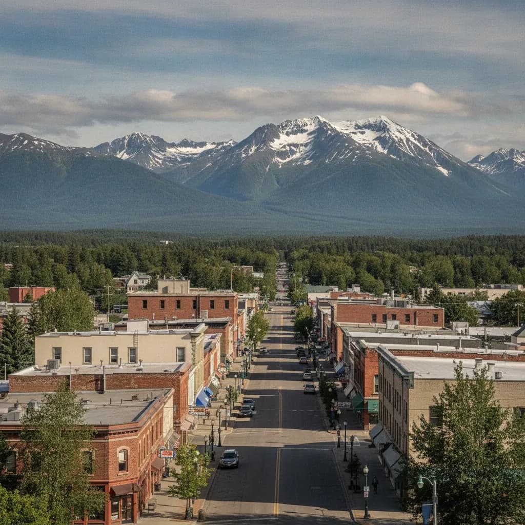 View of Anchorage, AK