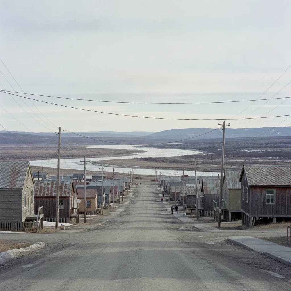 View of Bethel, AK