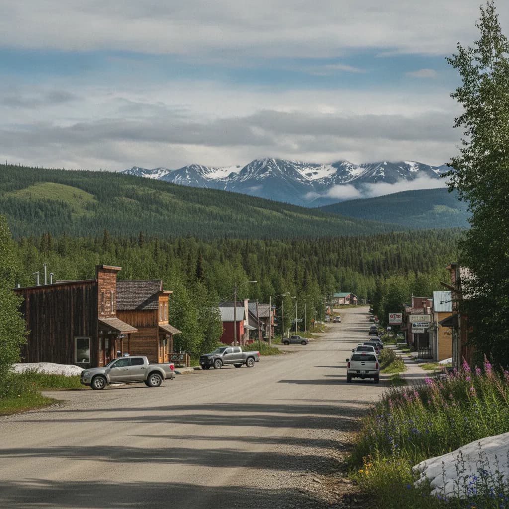 View of College, AK