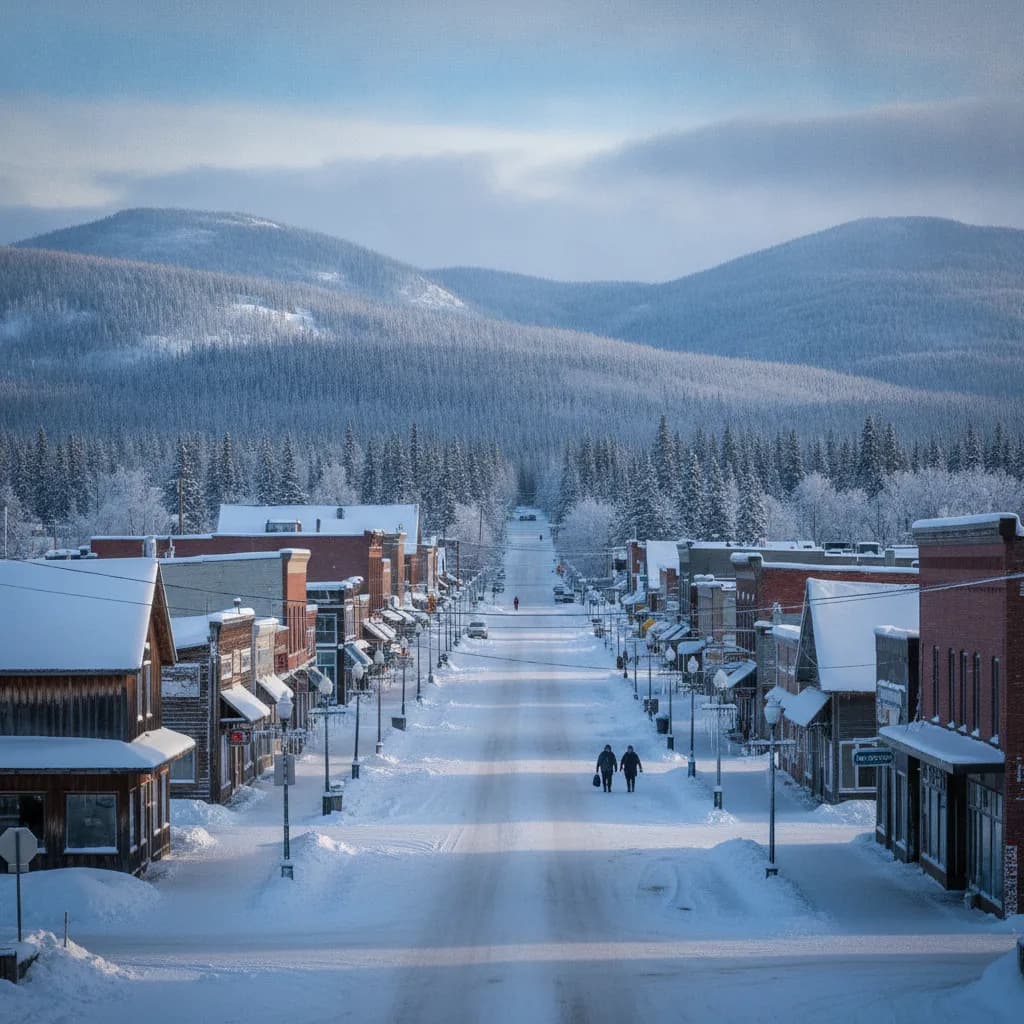 View of Fairbanks, AK