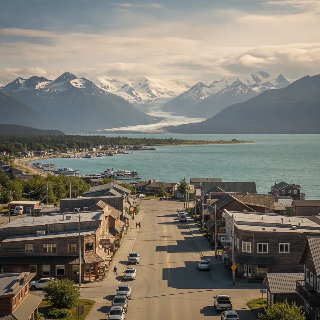 View of Homer, AK
