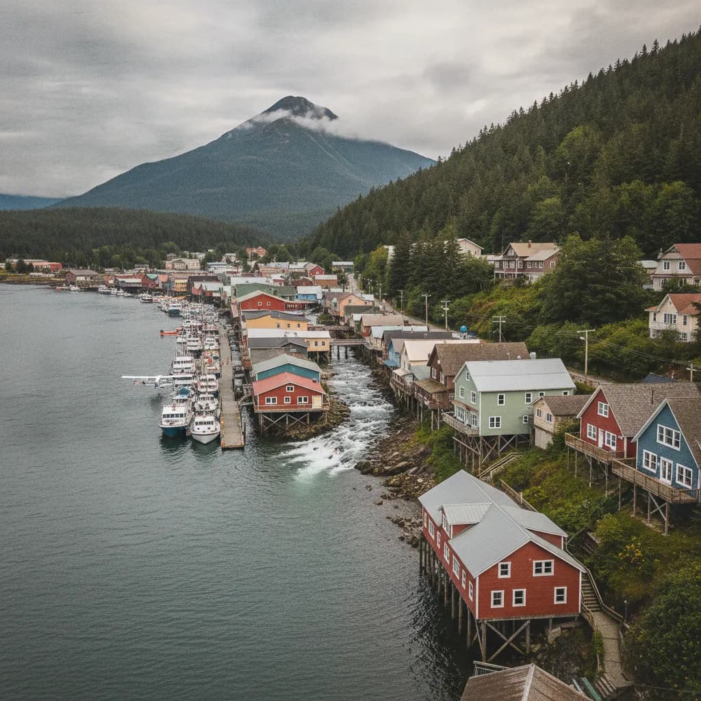 View of Ketchikan, AK