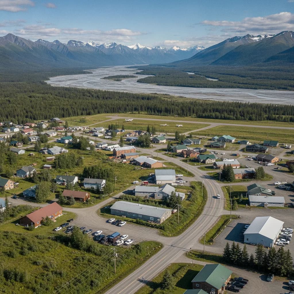 View of Knik-Fairview, AK