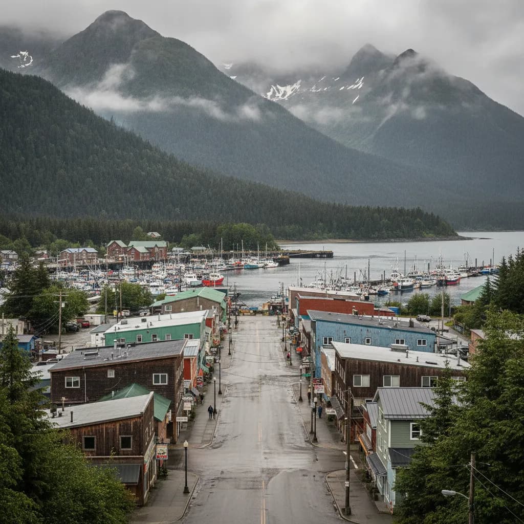 View of Kodiak, AK