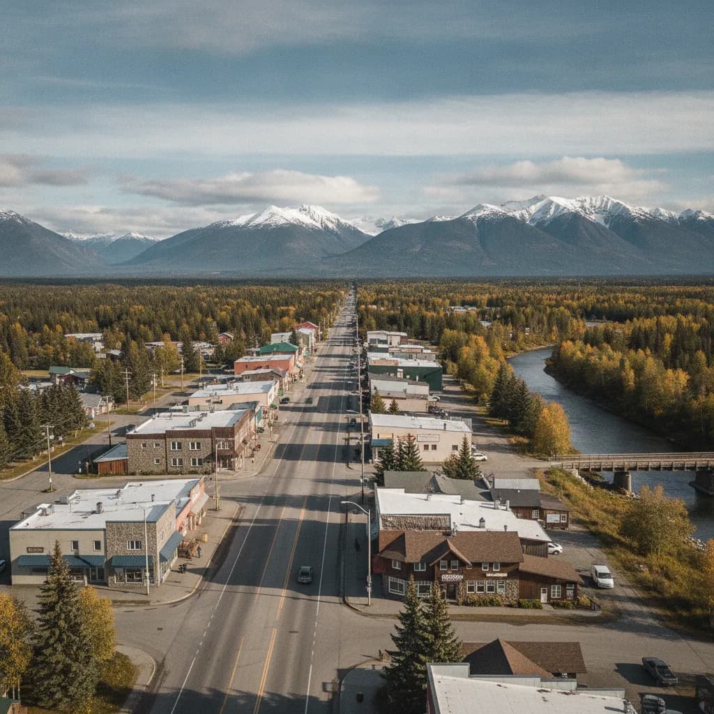 View of Soldotna, AK