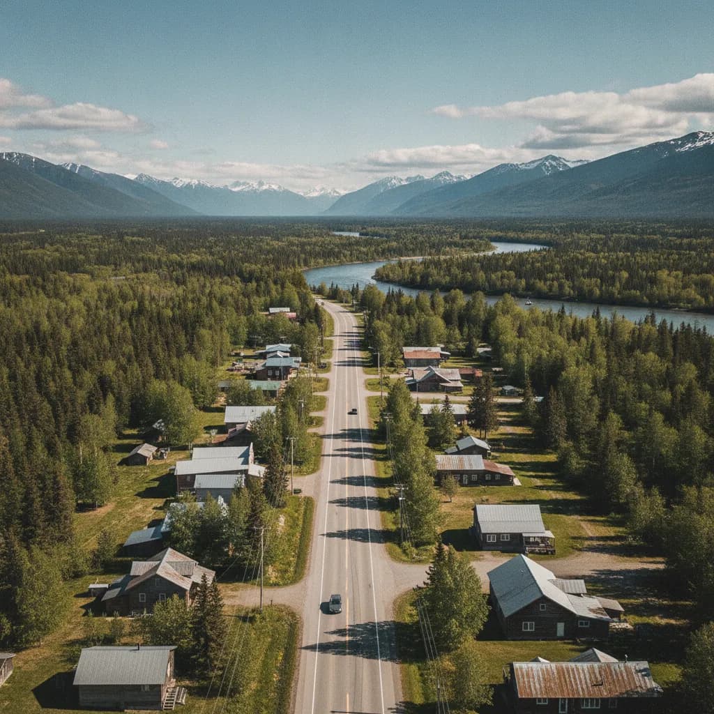 View of Sterling, AK