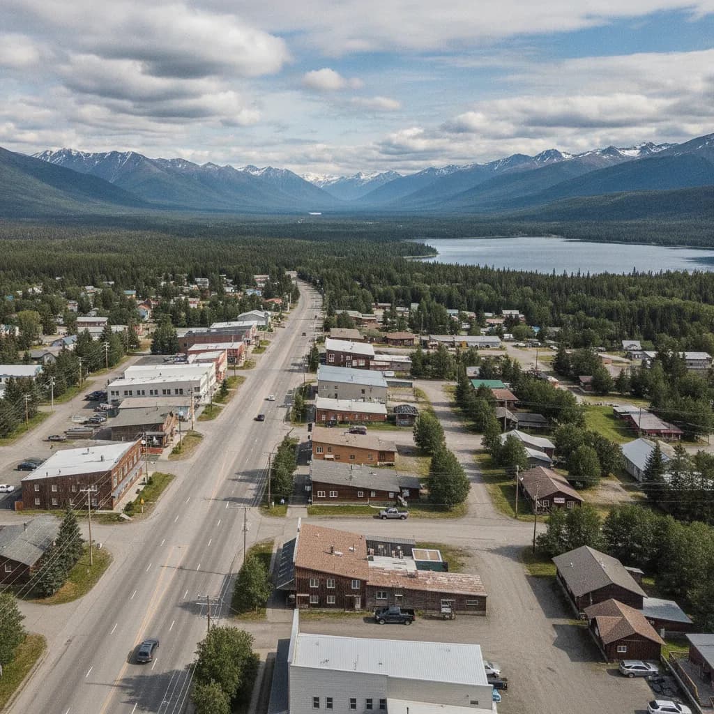 View of Wasilla, AK