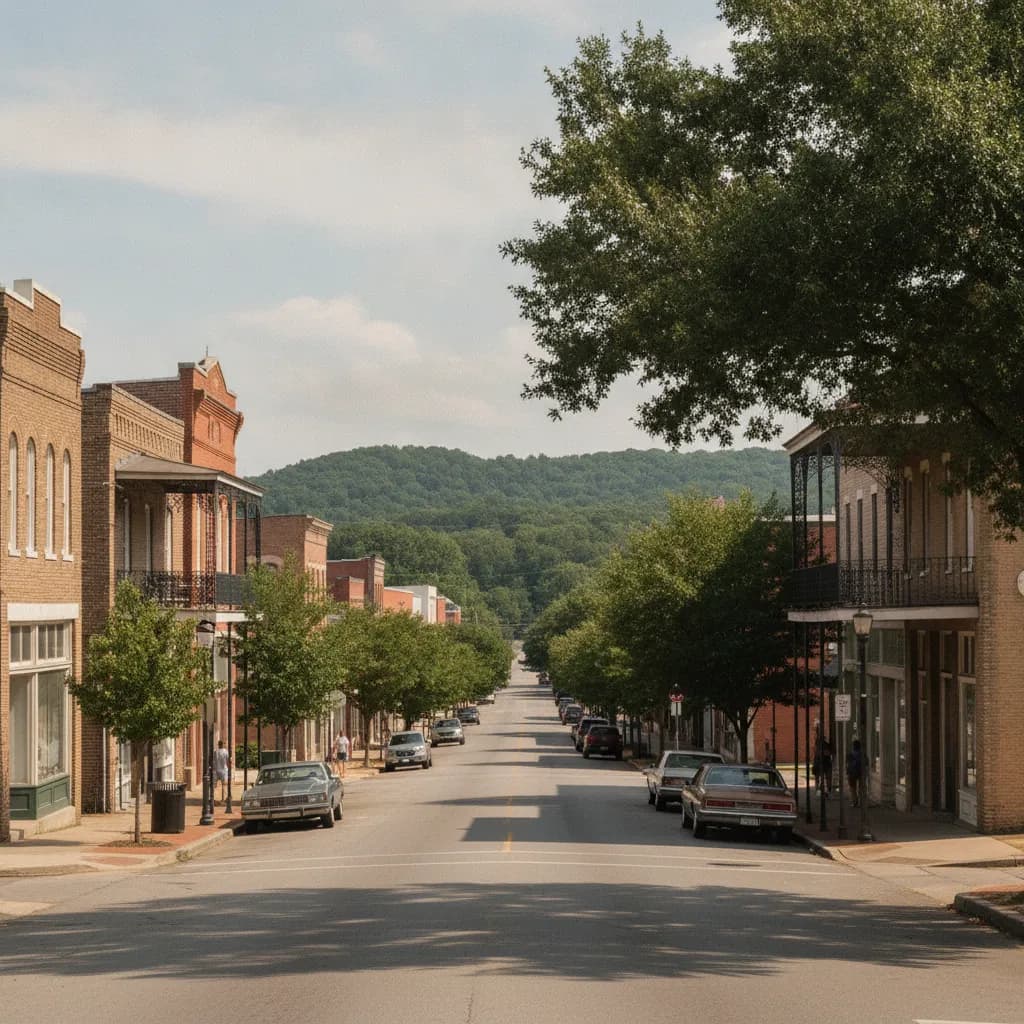 View of Anniston, AL