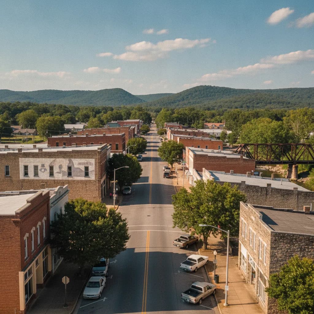 View of Attalla, AL