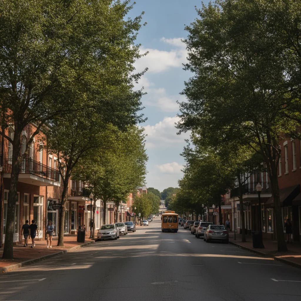 View of Auburn, AL