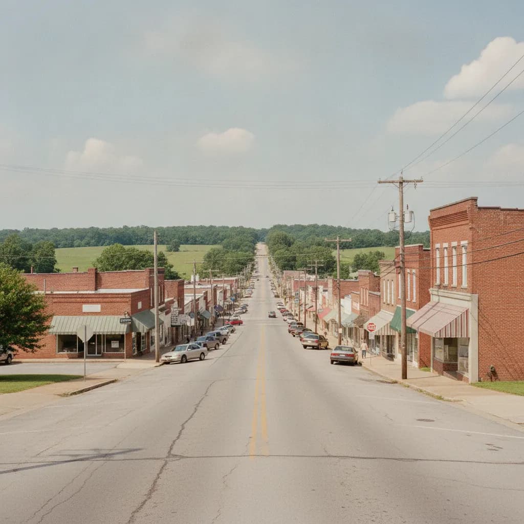 View of Boaz, AL