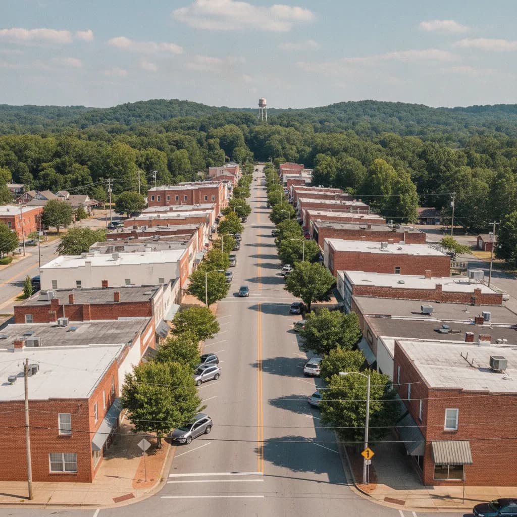 View of Center Point, AL