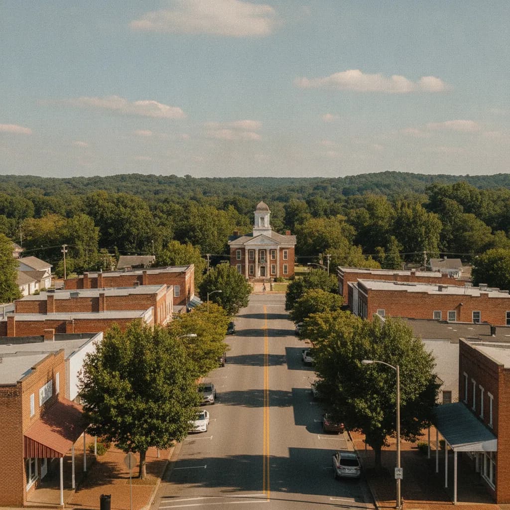 View of Childersburg, AL