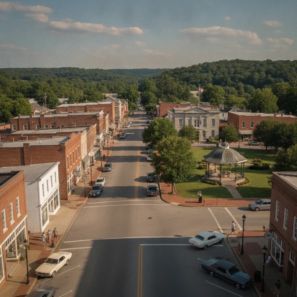 View of Columbiana, AL