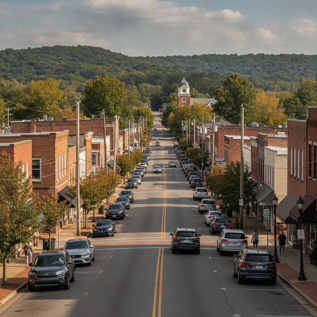 View of Cullman, AL
