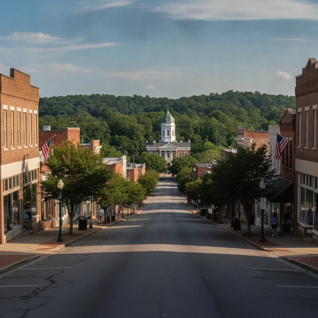 View of Demopolis, AL