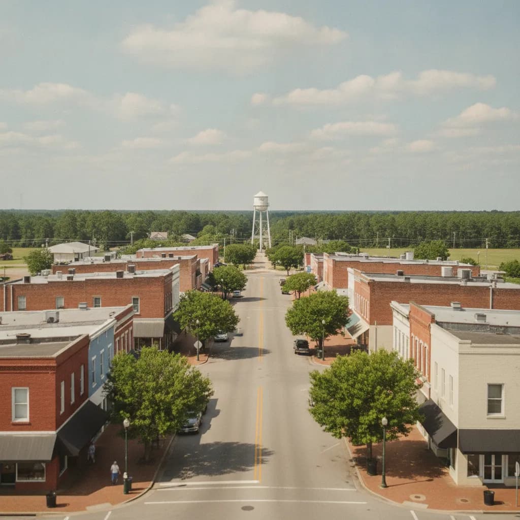 View of Foley, AL