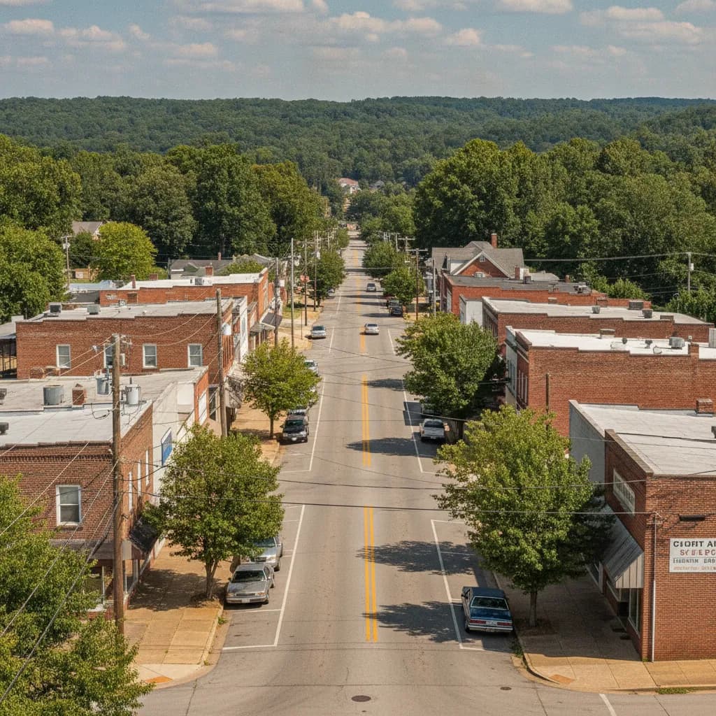 View of Fultondale, AL