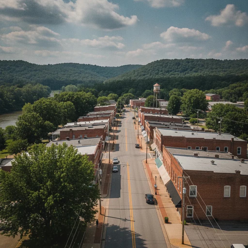 View of Glencoe, AL