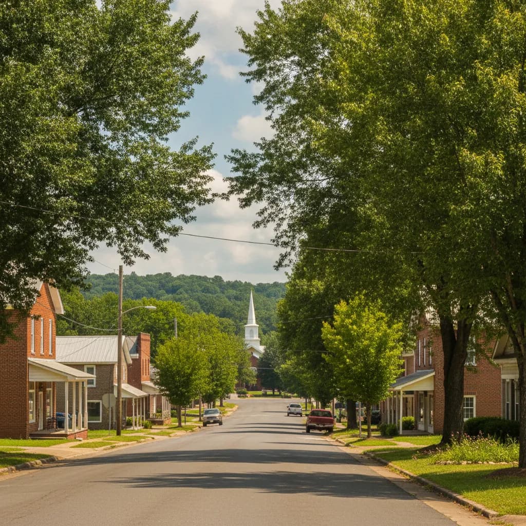 View of Hazel Green, AL