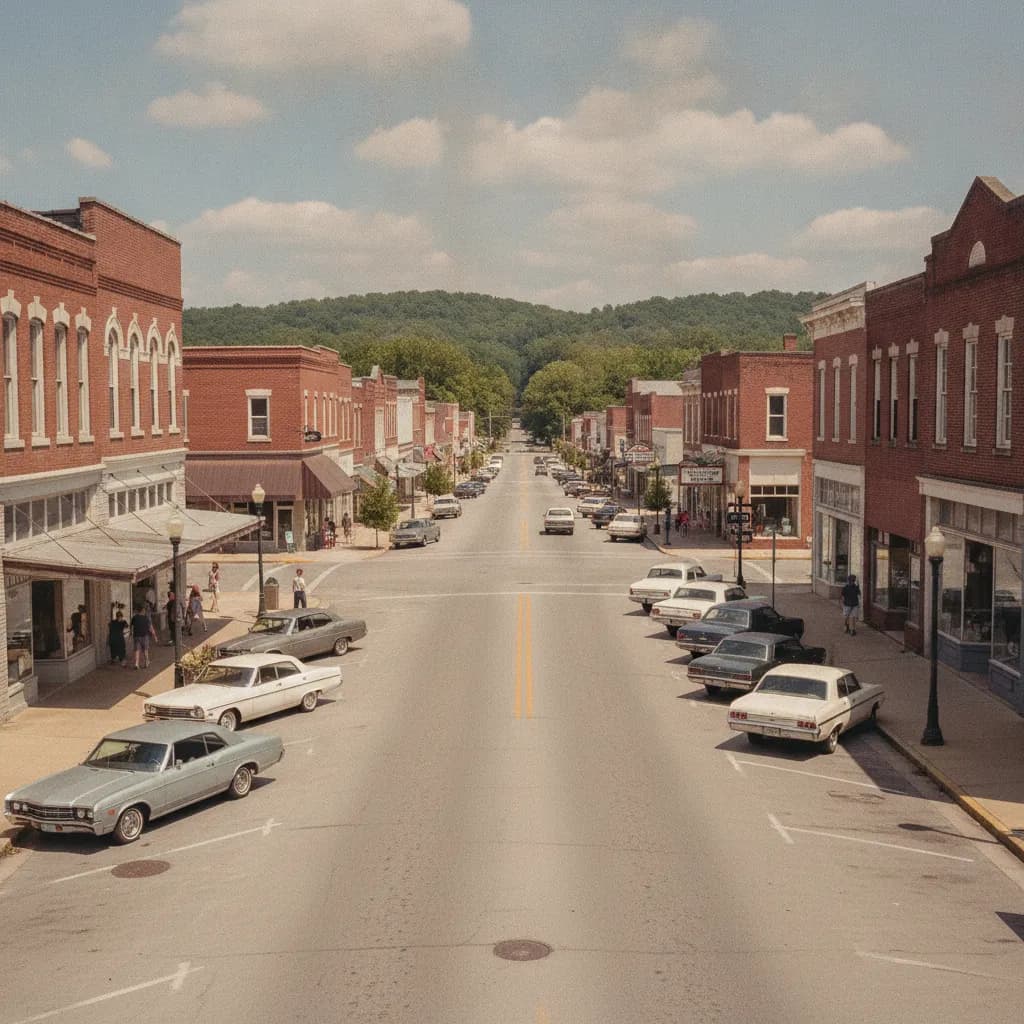 View of Lanett, AL