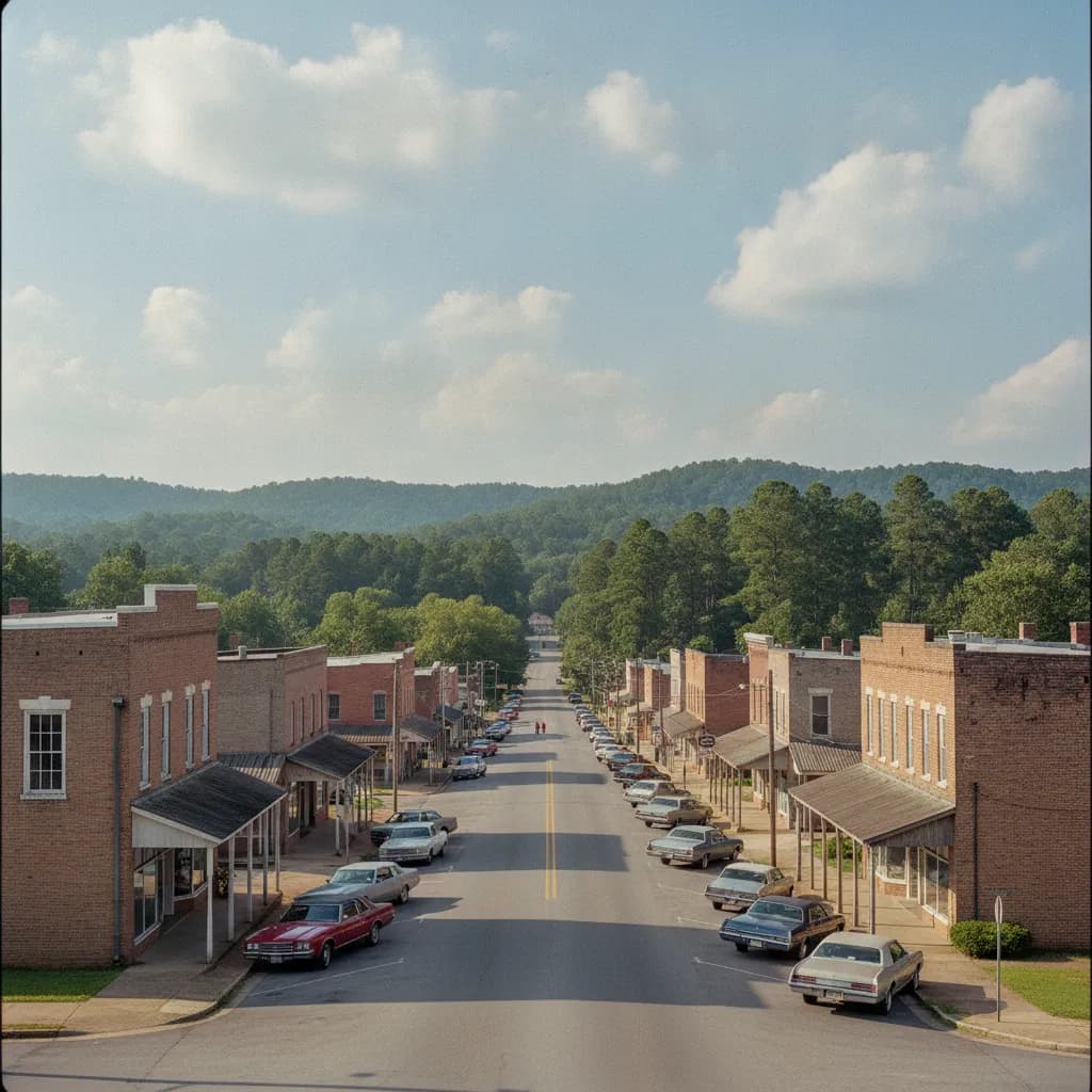 View of Lincoln, AL