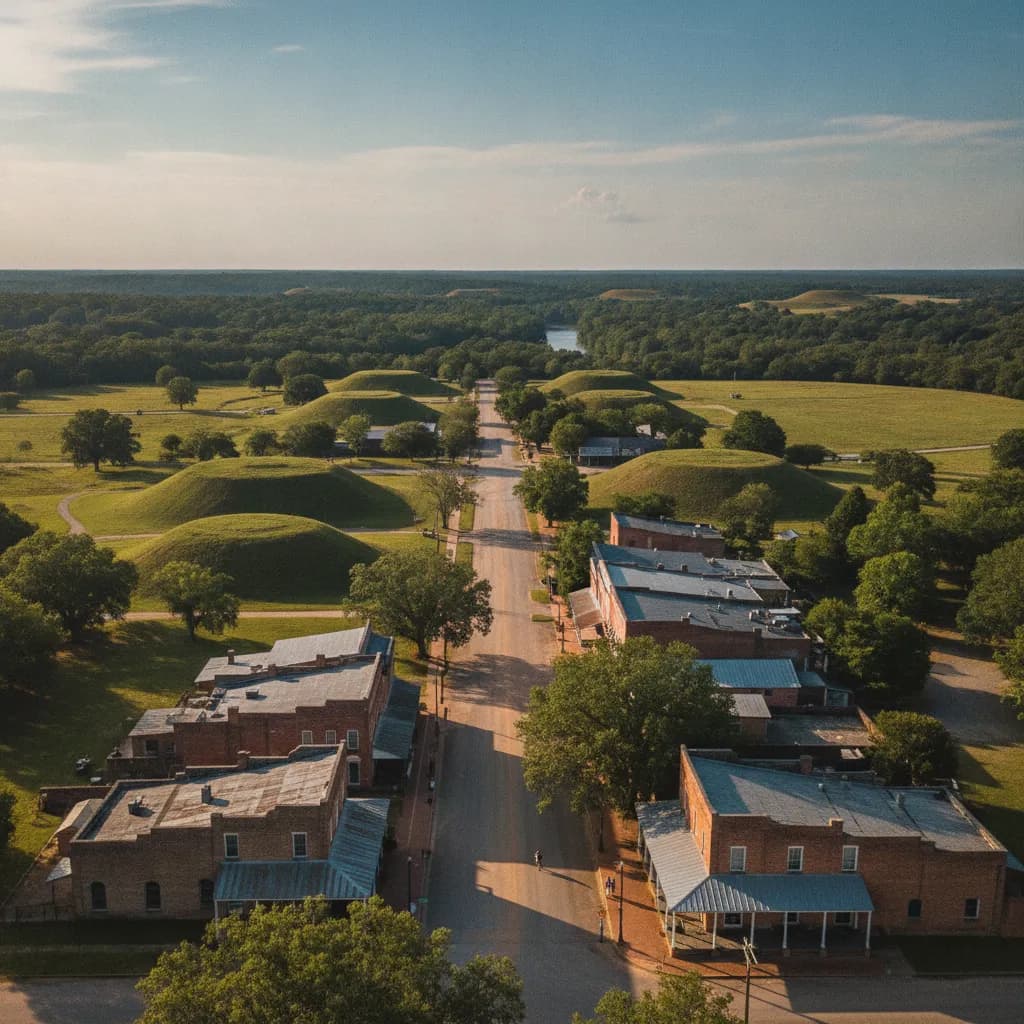 View of Moundville, AL