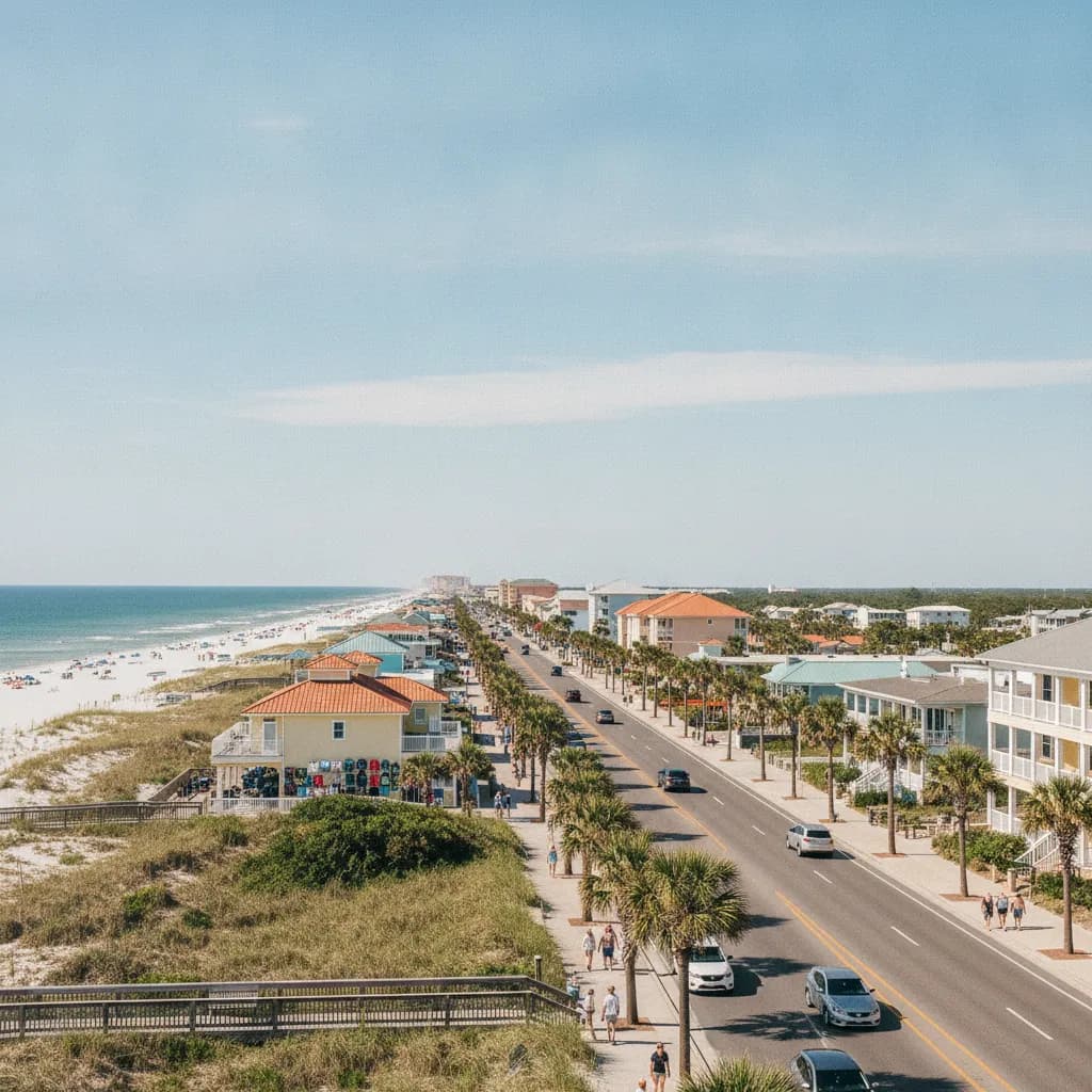 View of Orange Beach, AL