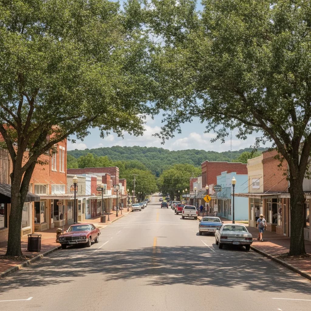 View of Ozark, AL