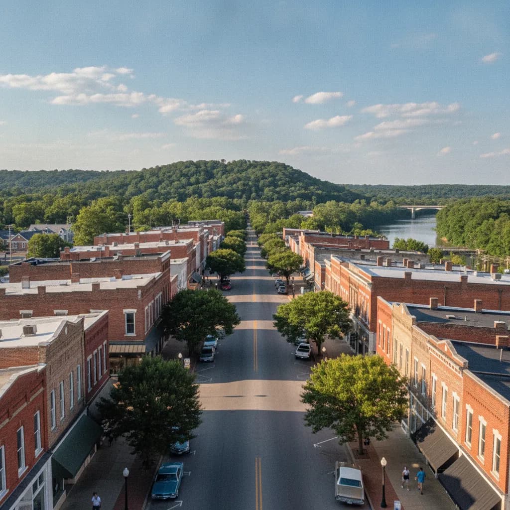 View of Phenix City, AL
