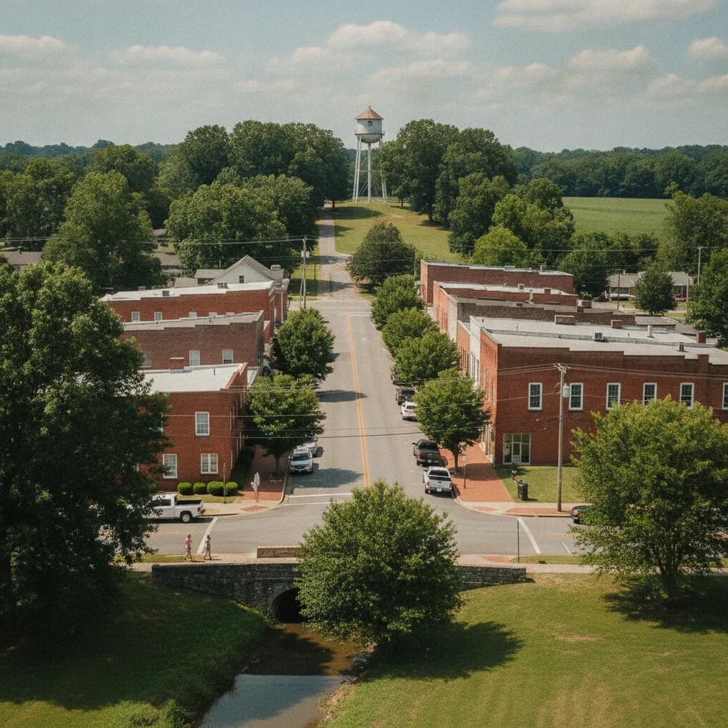 View of Priceville, AL