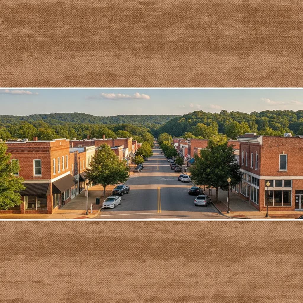 View of Rainbow City, AL