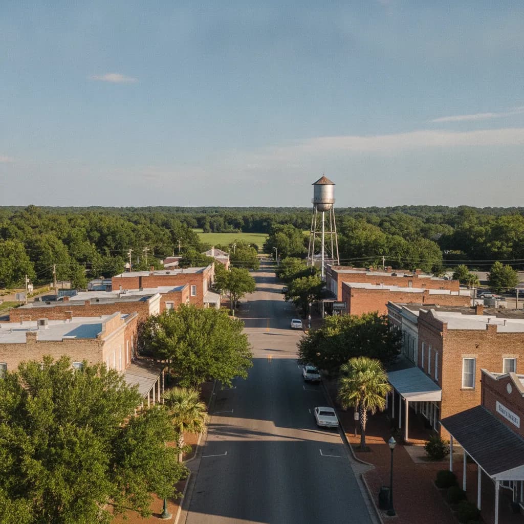 View of Robertsdale, AL