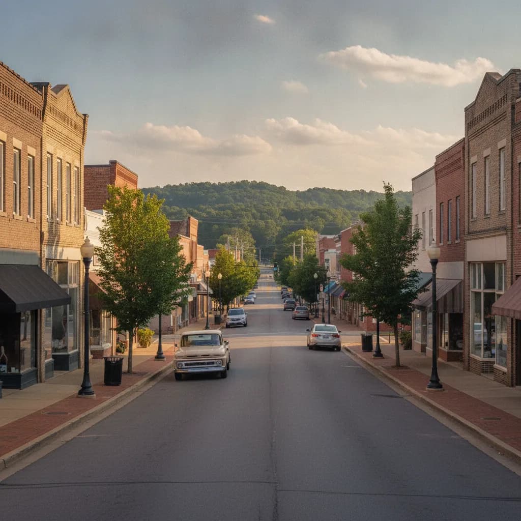 View of Russellville, AL