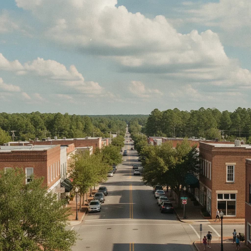 View of Saraland, AL