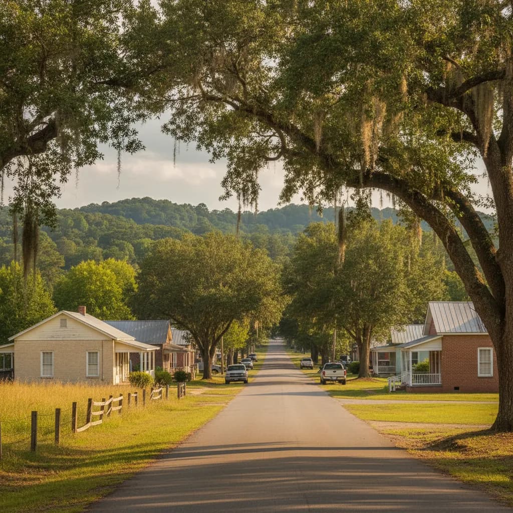 View of Satsuma, AL