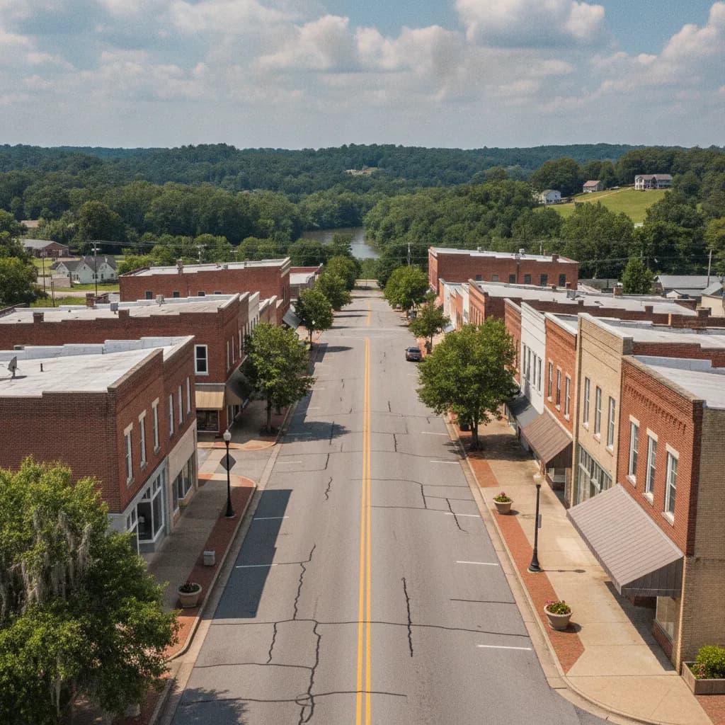 View of Southside, AL