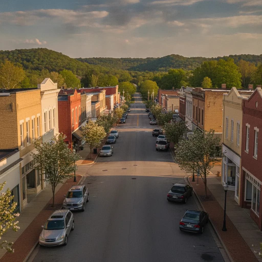 View of Springville, AL