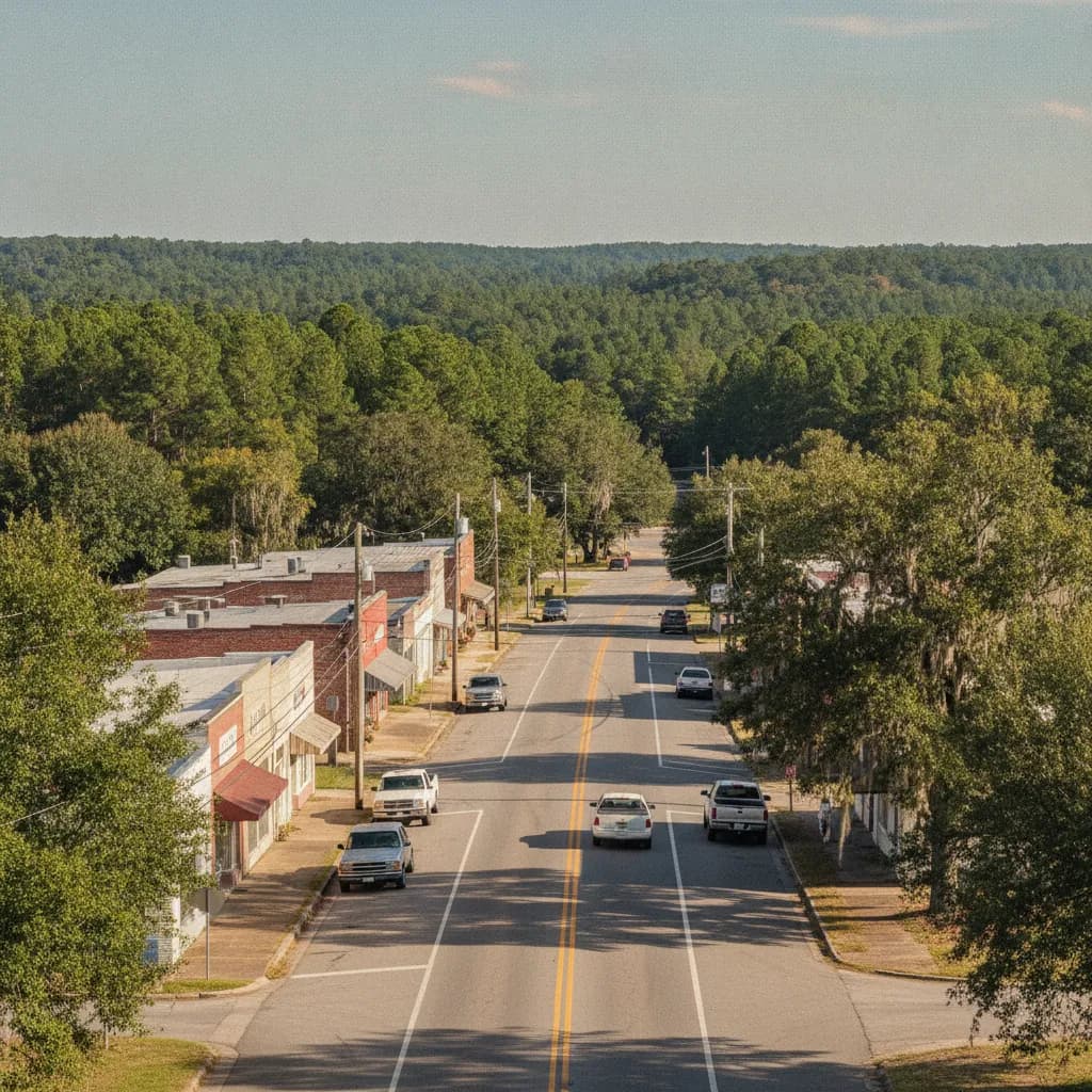 View of Tillmans Corner, AL