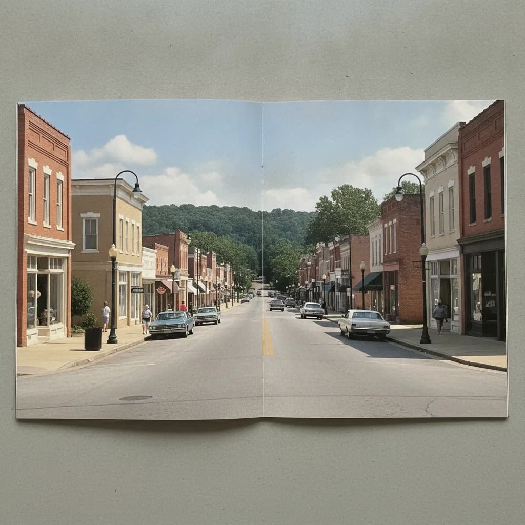 View of Tuskegee, AL
