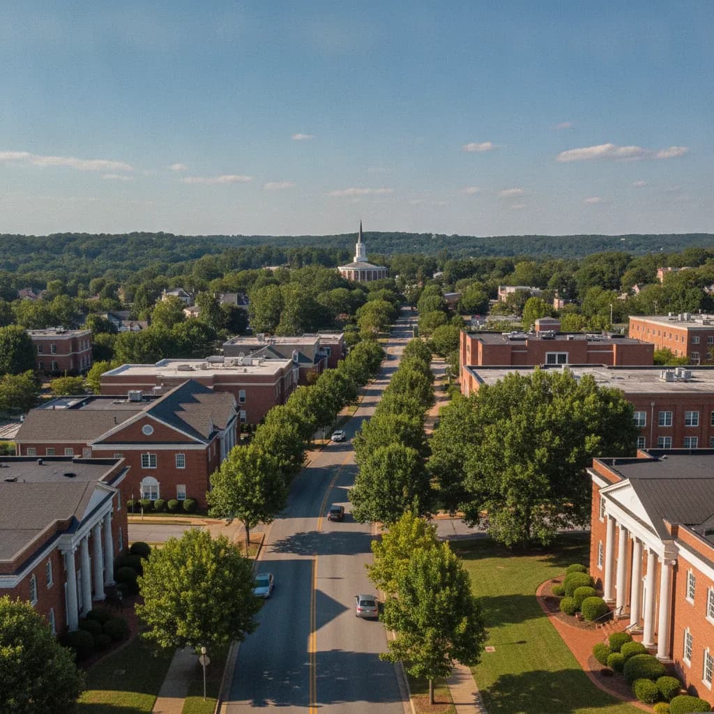 View of Vestavia Hills, AL