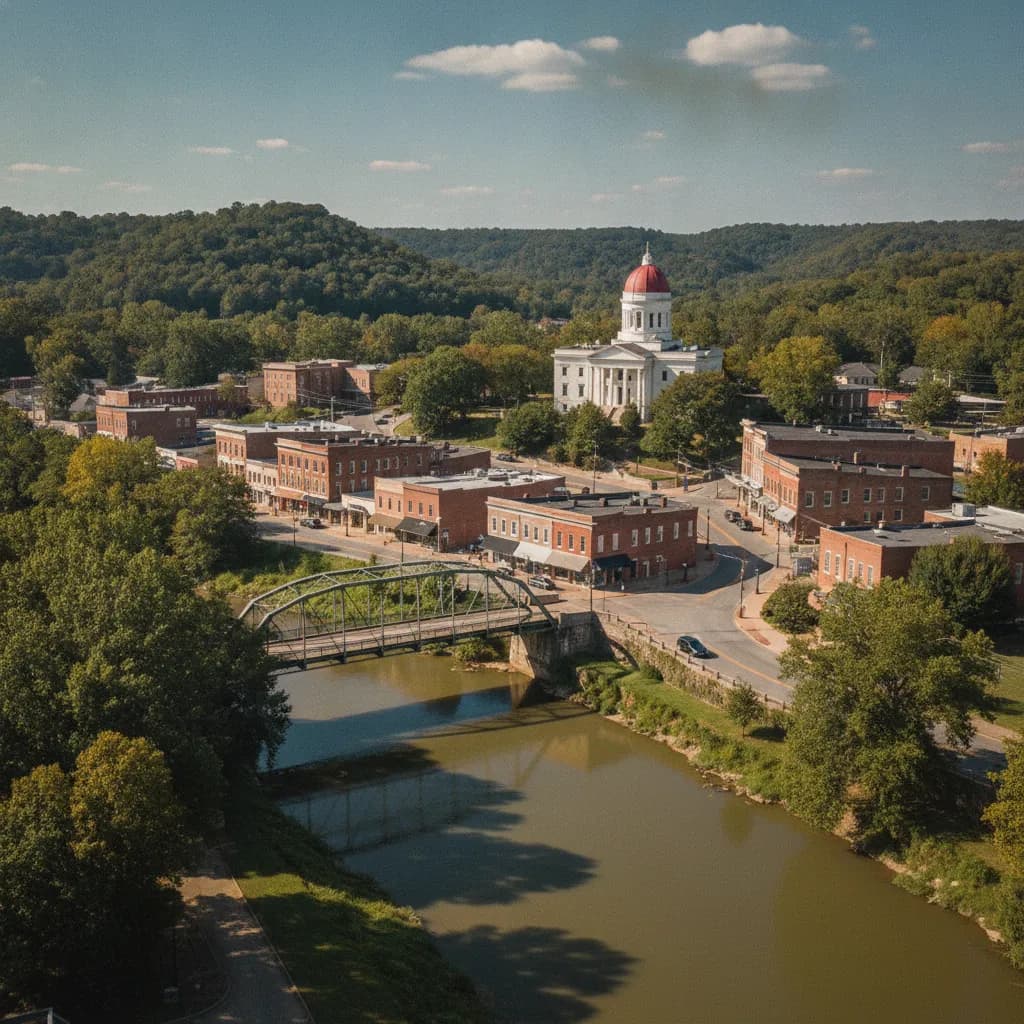 View of Wetumpka, AL