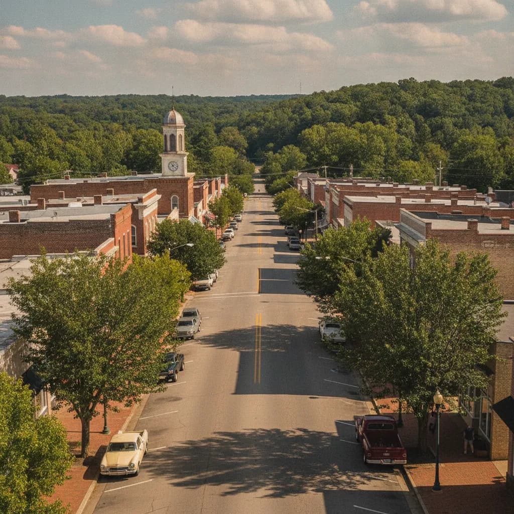 View of Winfield, AL