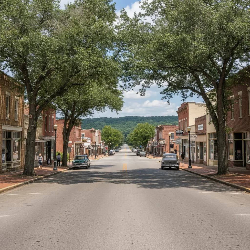 View of Alma, AR