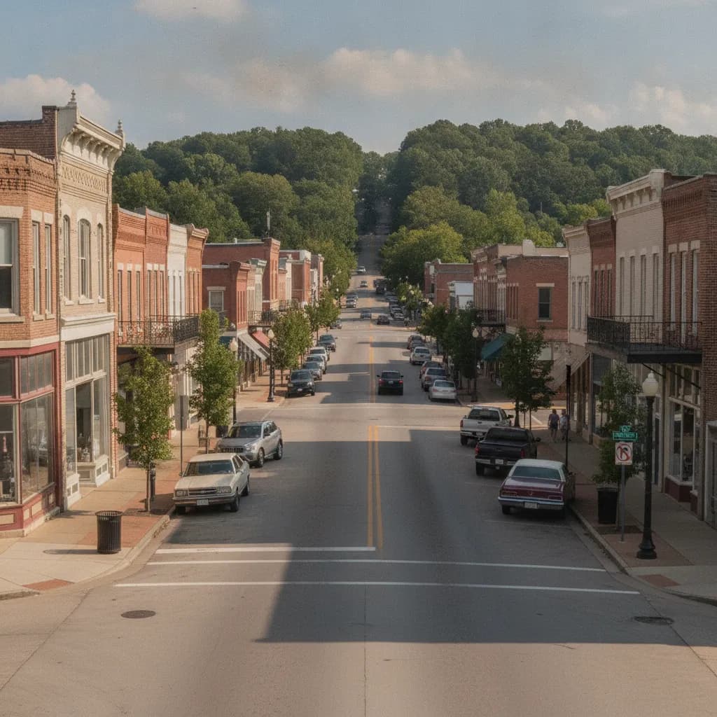 View of Benton, AR