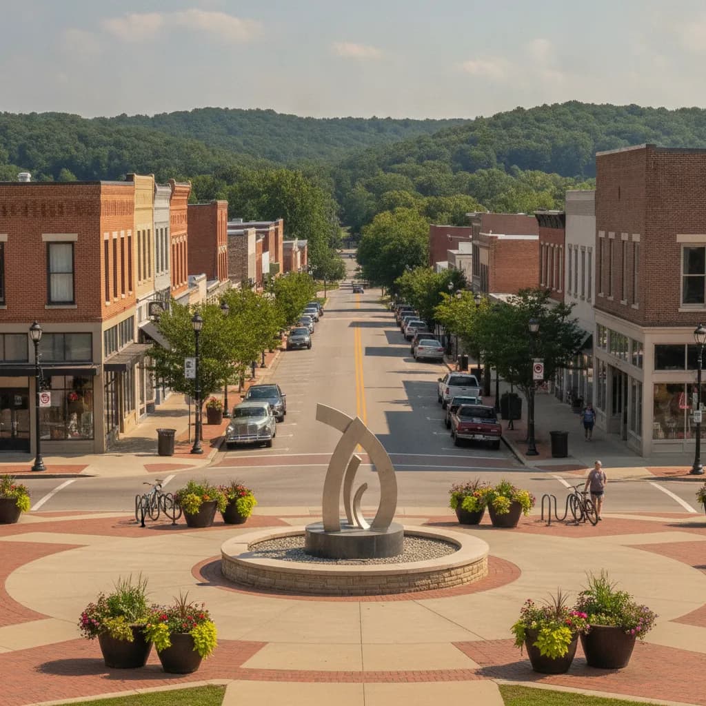 View of Bentonville, AR