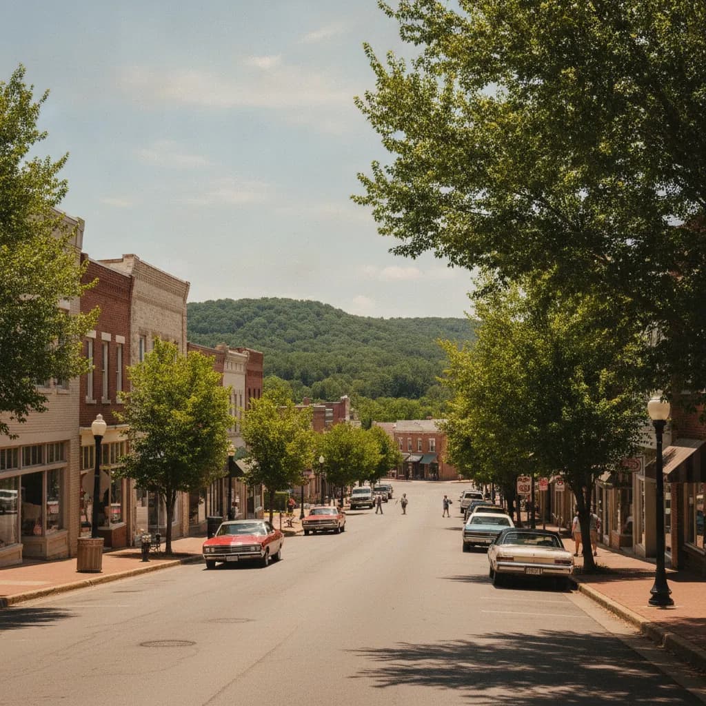 View of Berryville, AR