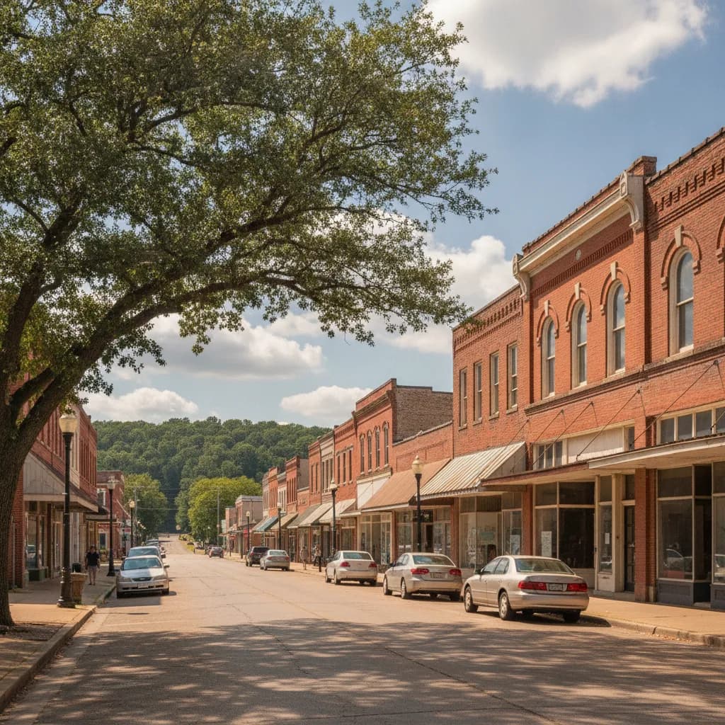 View of Camden, AR