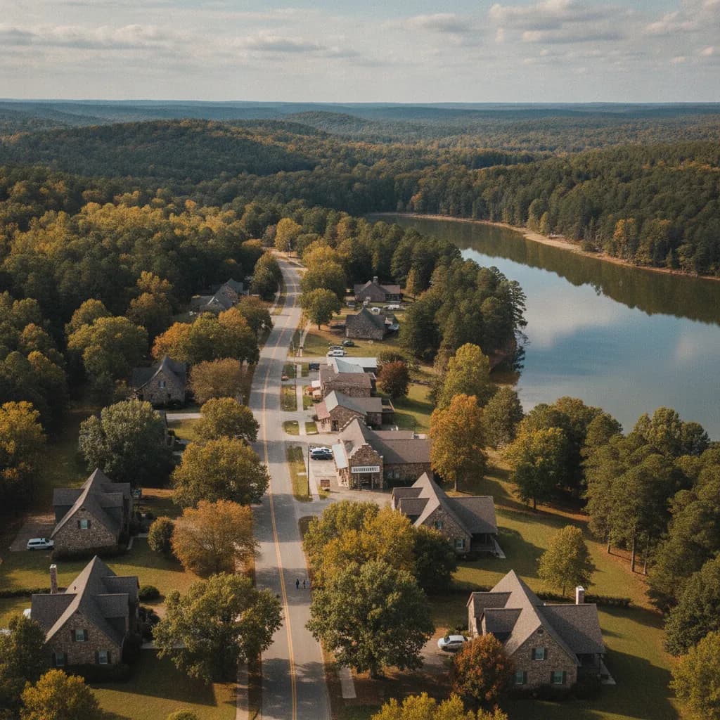 View of Cherokee Village, AR