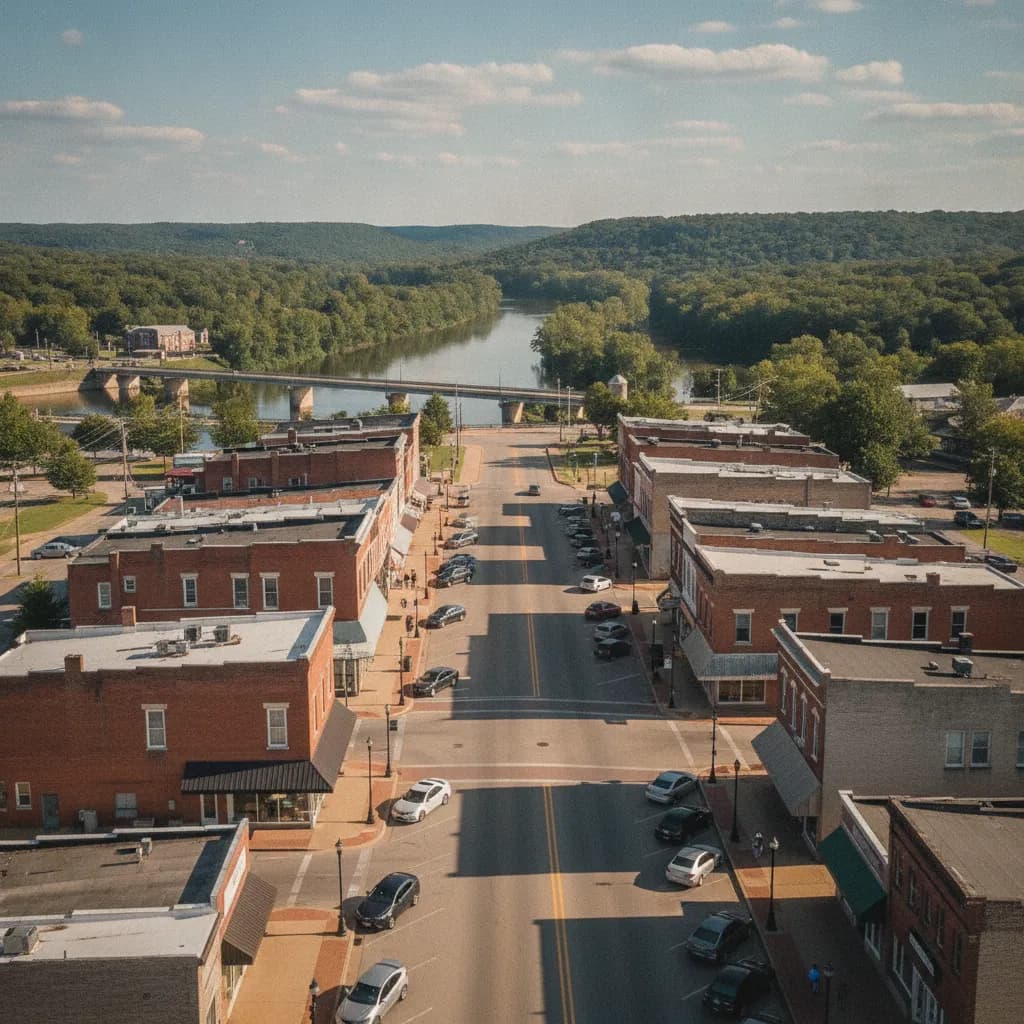 View of Dardanelle, AR